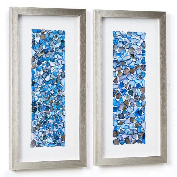 Blue Mosaic Wall Art