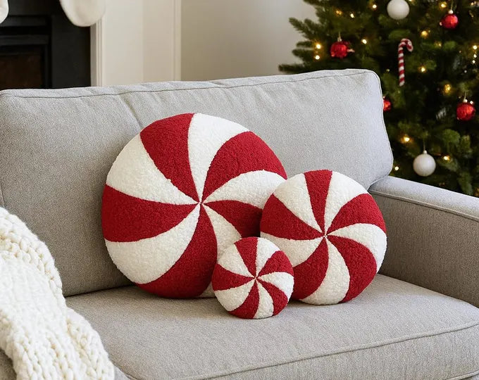 Peppermint Candy Pillows