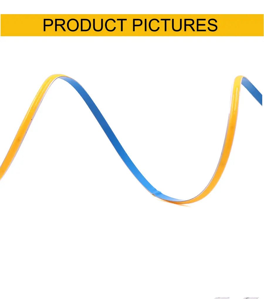 5MM Ultra Thin COB LED Strip Light 24V 12V Warm Natural Cold White Red Blue Green Amber Yellow Color RA90 Flexible LED Tape