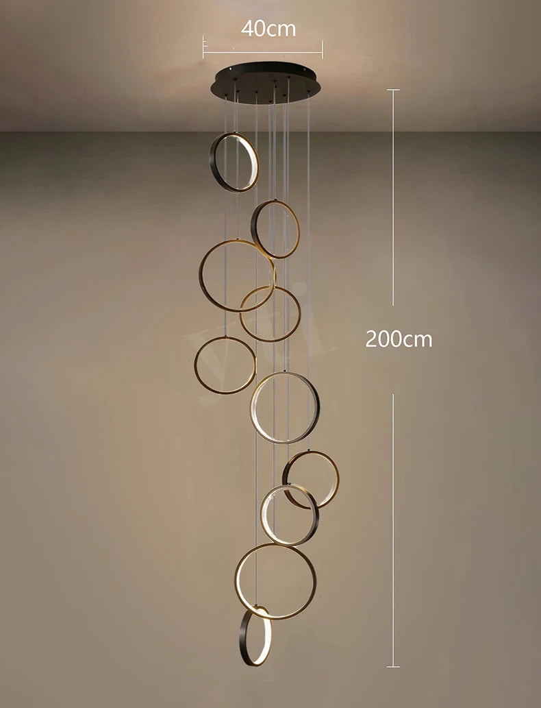 Modern chandeliers, stairway chandeliers, living room chandeliers, indoor lighting fixtures