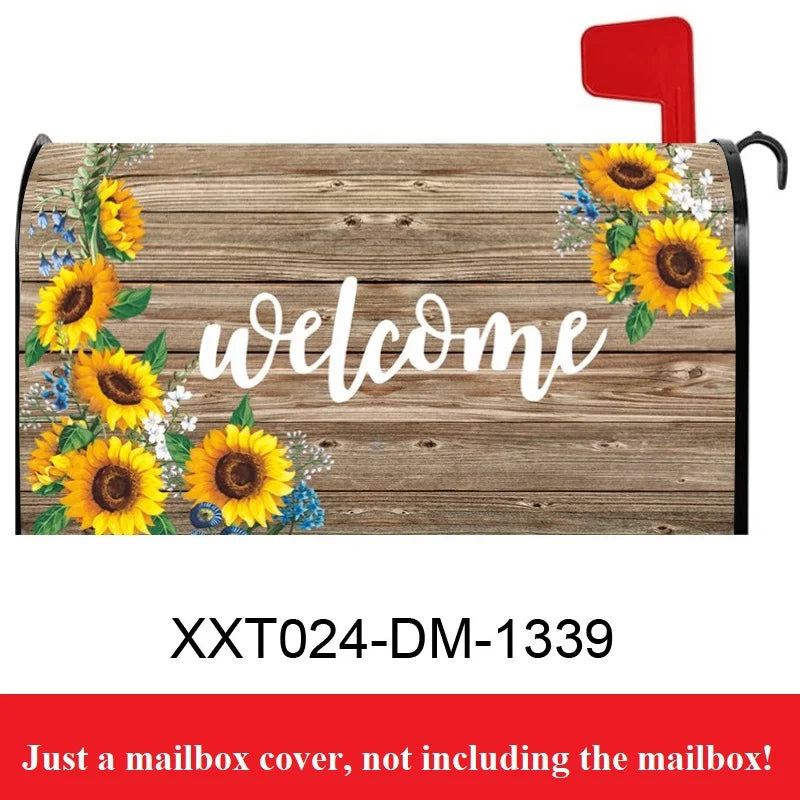 Mailbox Covers Outdoor Decor Standard Size 18 x 21 Inch Spring Flowers Valentines St Patricks Easter Mailbox Covers, Garden Yard