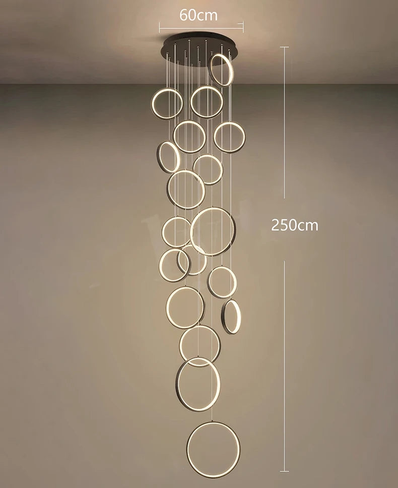 Modern chandeliers, stairway chandeliers, living room chandeliers, indoor lighting fixtures