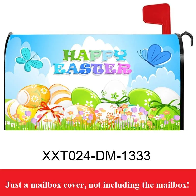 Mailbox Covers Outdoor Decor Standard Size 18 x 21 Inch Spring Flowers Valentines St Patricks Easter Mailbox Covers, Garden Yard