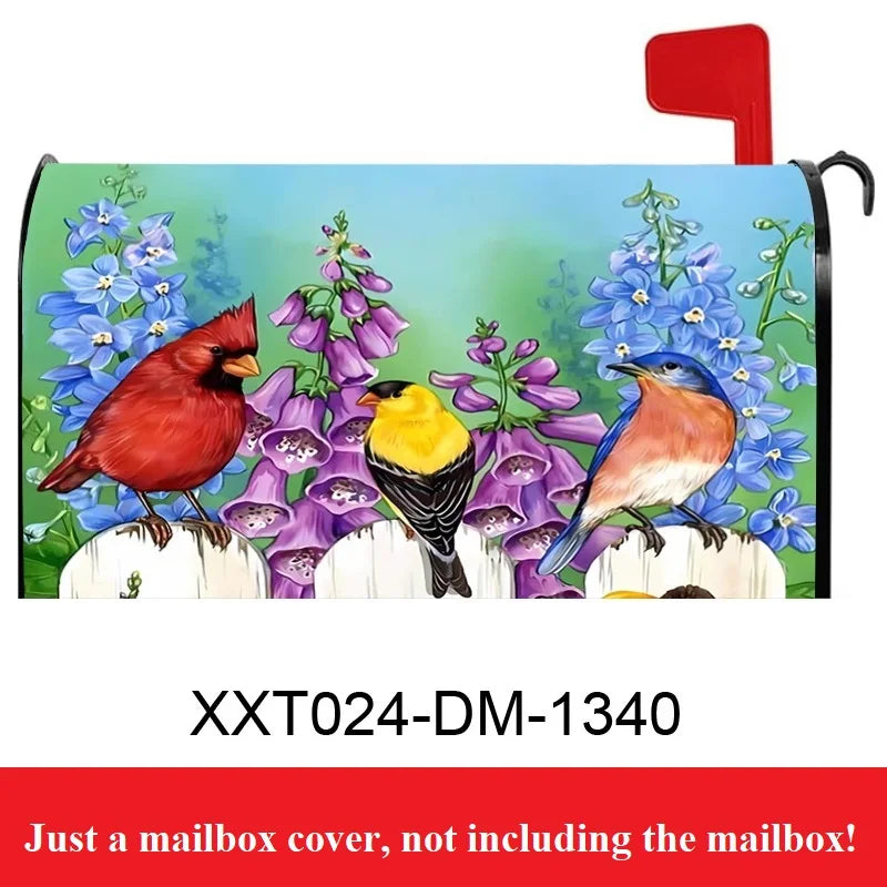 Mailbox Covers Outdoor Decor Standard Size 18 x 21 Inch Spring Flowers Valentines St Patricks Easter Mailbox Covers, Garden Yard