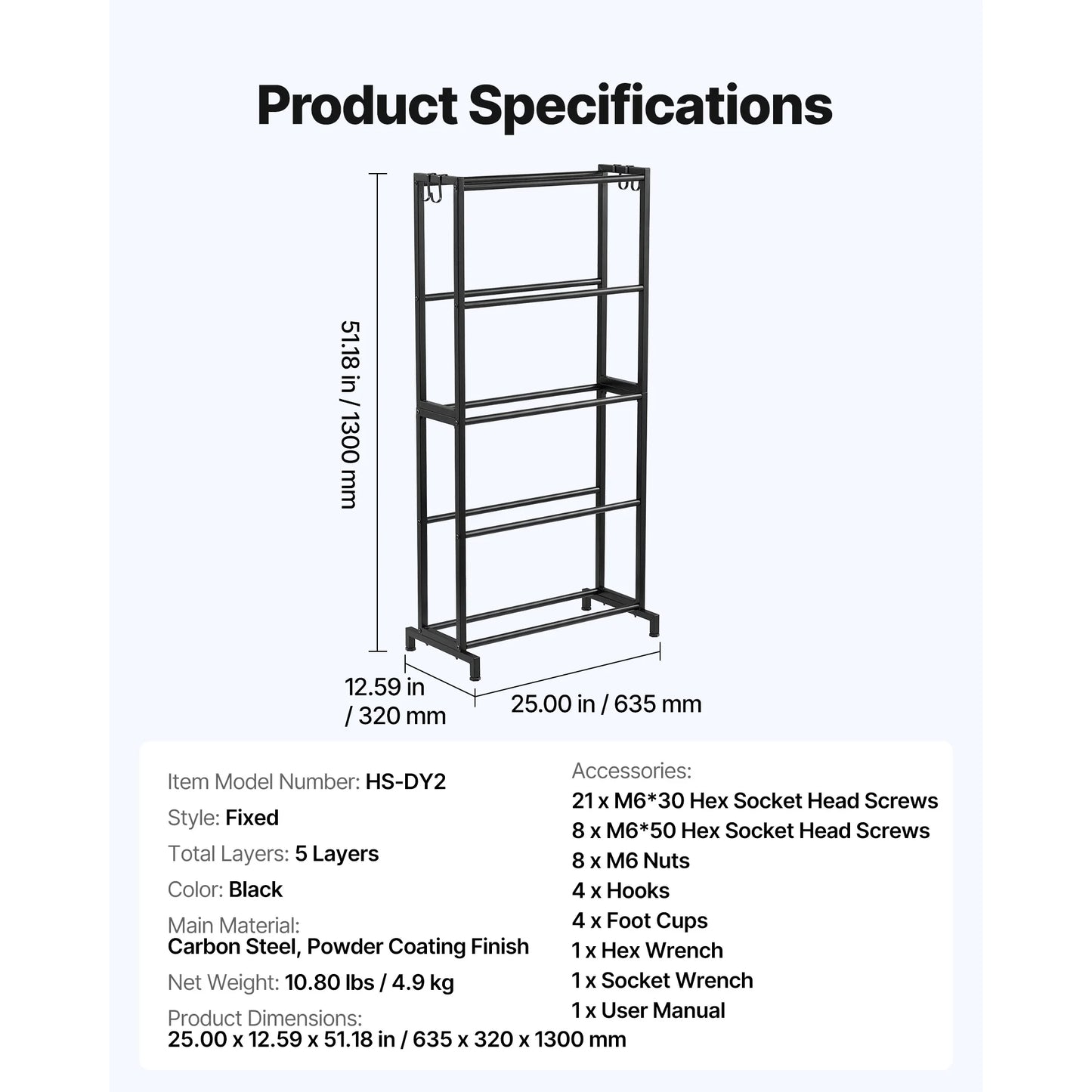 SucceBuy 5/7 Tier 3D Printer Filament Storage Rack Filament Spool Holders Storage Shelves for Home Office 3D Printing Studio