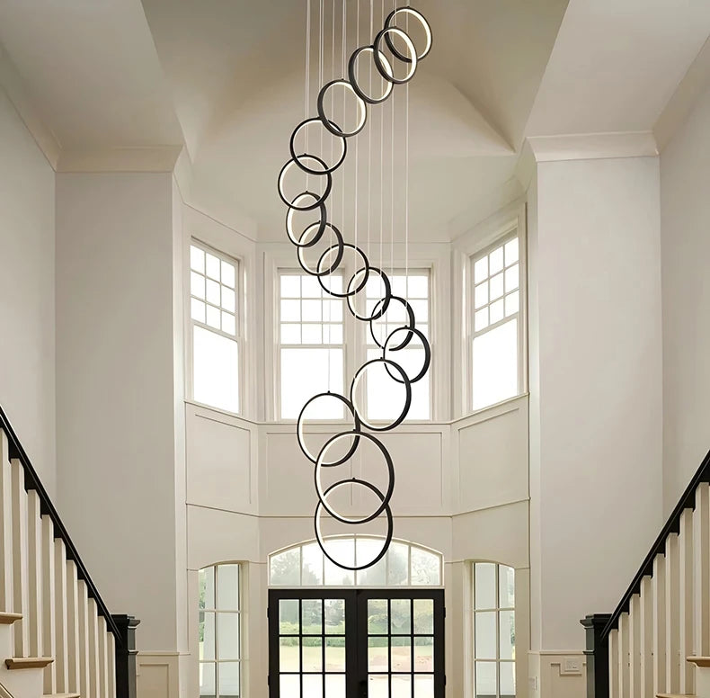 Modern chandeliers, stairway chandeliers, living room chandeliers, indoor lighting fixtures