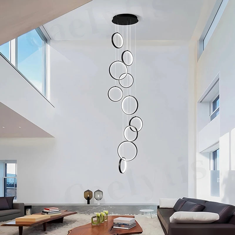 Modern chandeliers, stairway chandeliers, living room chandeliers, indoor lighting fixtures