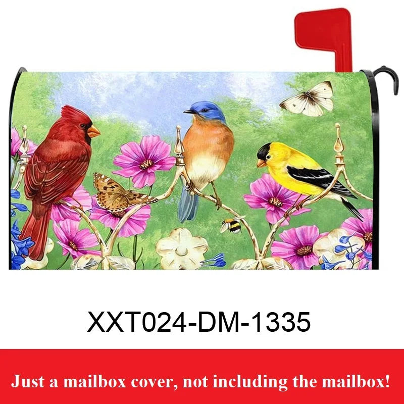 Mailbox Covers Outdoor Decor Standard Size 18 x 21 Inch Spring Flowers Valentines St Patricks Easter Mailbox Covers, Garden Yard