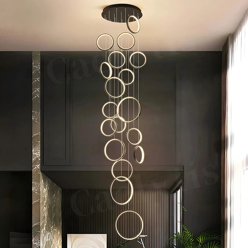 Modern chandeliers, stairway chandeliers, living room chandeliers, indoor lighting fixtures
