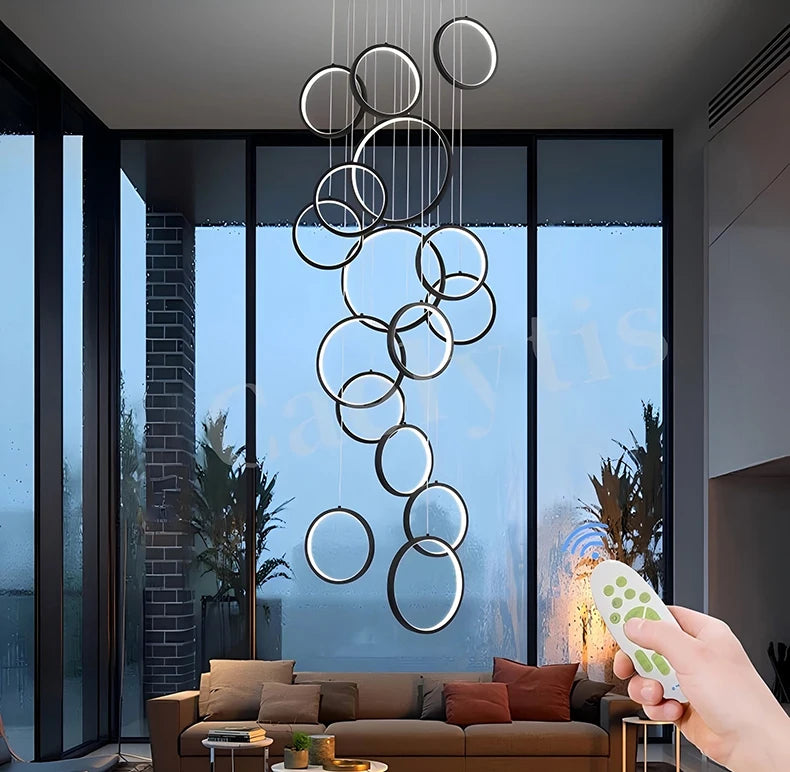 Modern chandeliers, stairway chandeliers, living room chandeliers, indoor lighting fixtures