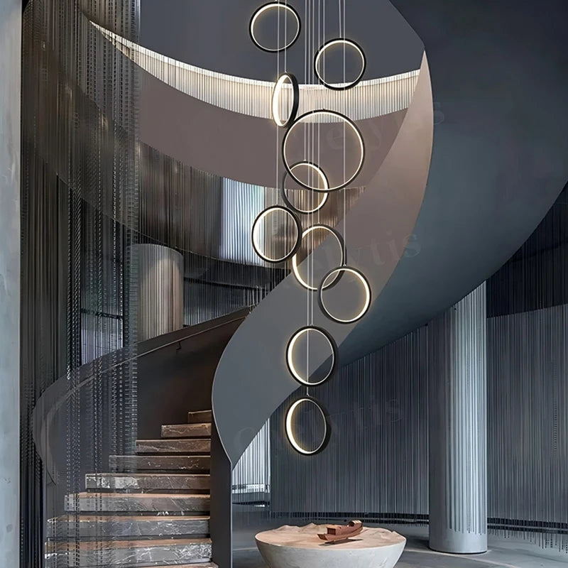 Modern chandeliers, stairway chandeliers, living room chandeliers, indoor lighting fixtures