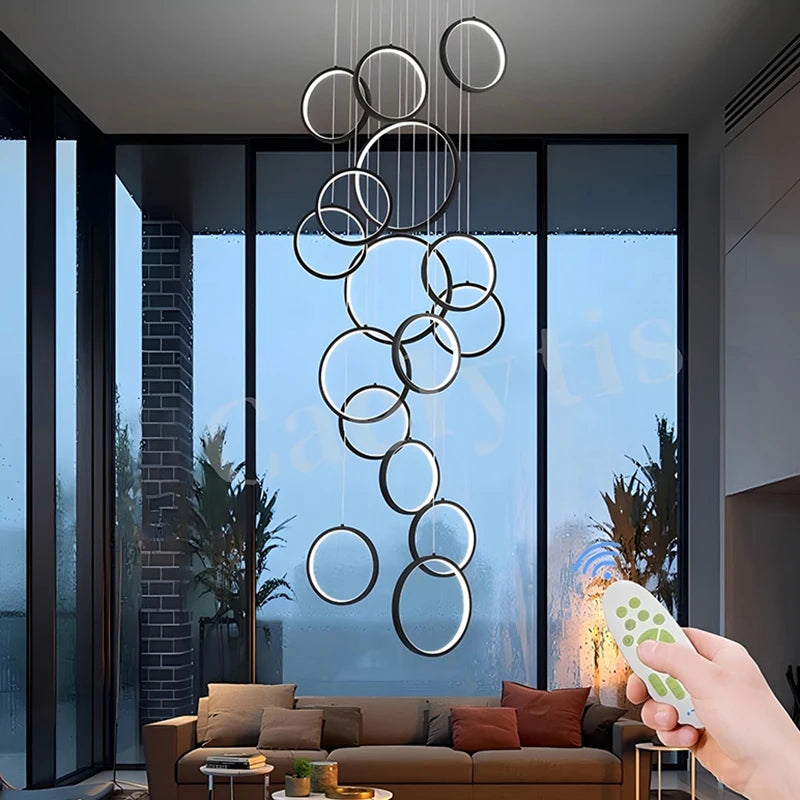 Modern chandeliers, stairway chandeliers, living room chandeliers, indoor lighting fixtures