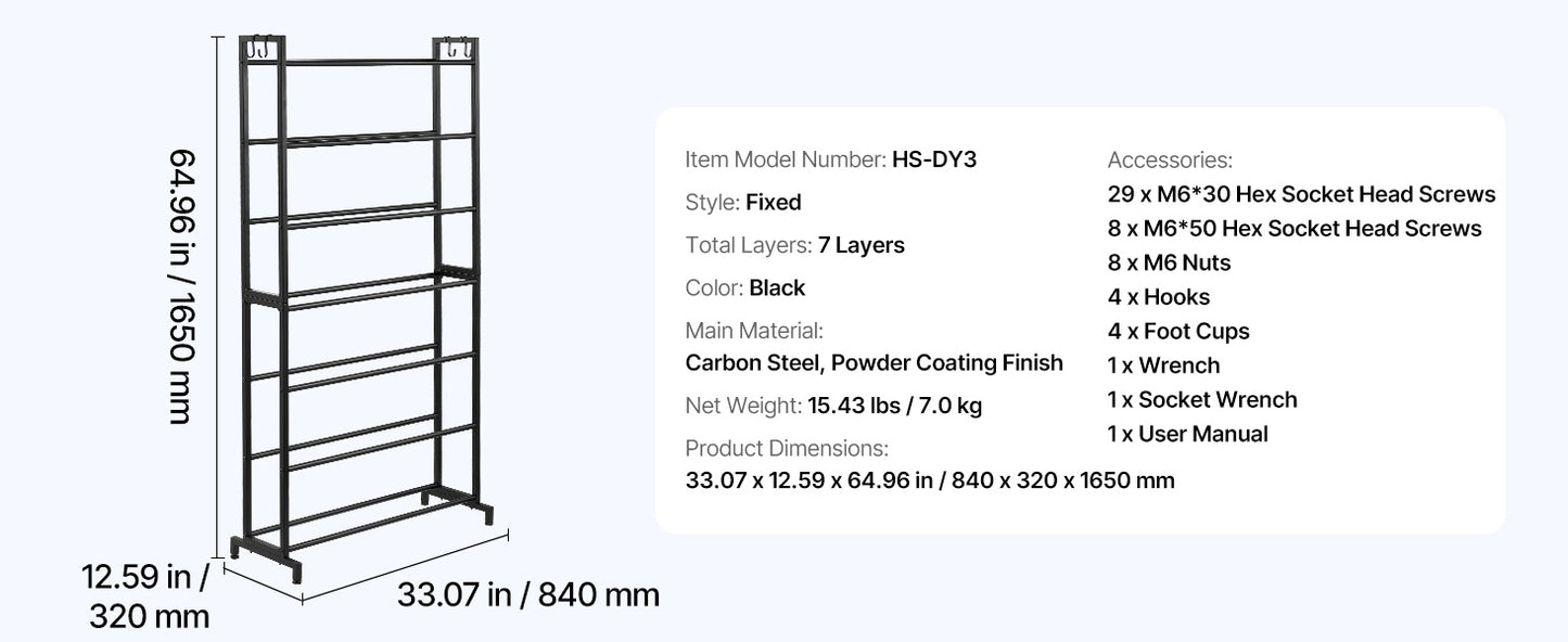 SucceBuy 5/7 Tier 3D Printer Filament Storage Rack Filament Spool Holders Storage Shelves for Home Office 3D Printing Studio