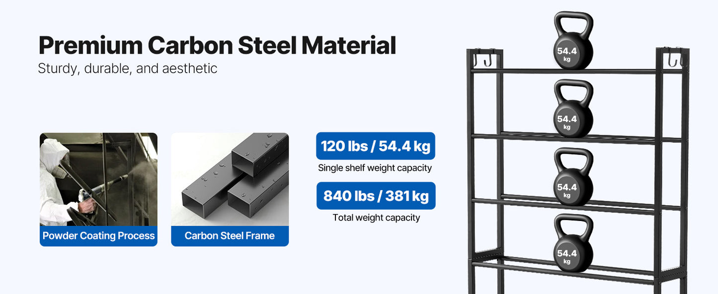 SucceBuy 5/7 Tier 3D Printer Filament Storage Rack Filament Spool Holders Storage Shelves for Home Office 3D Printing Studio